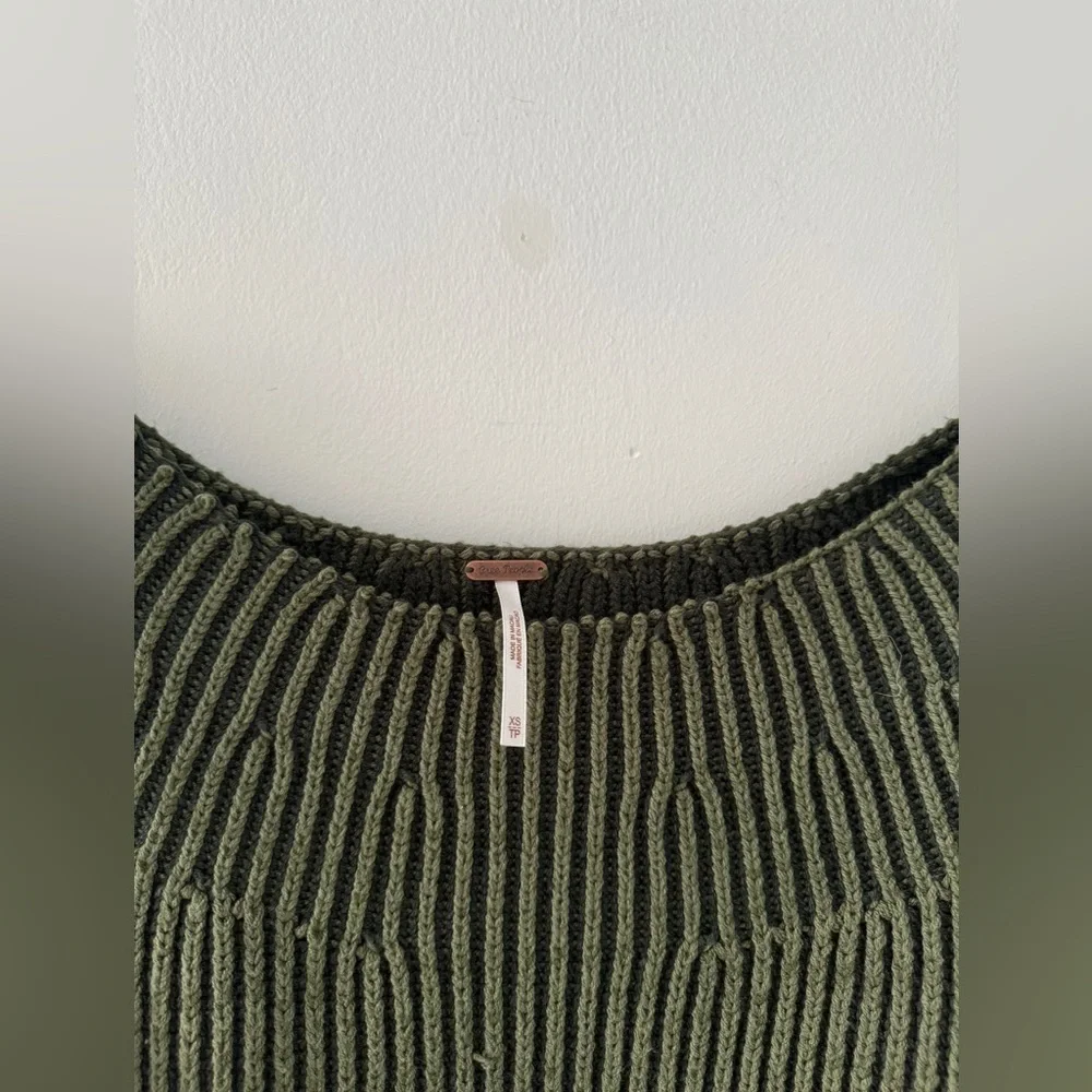 FREE PEOPLE Charlotte Green Tunic XS